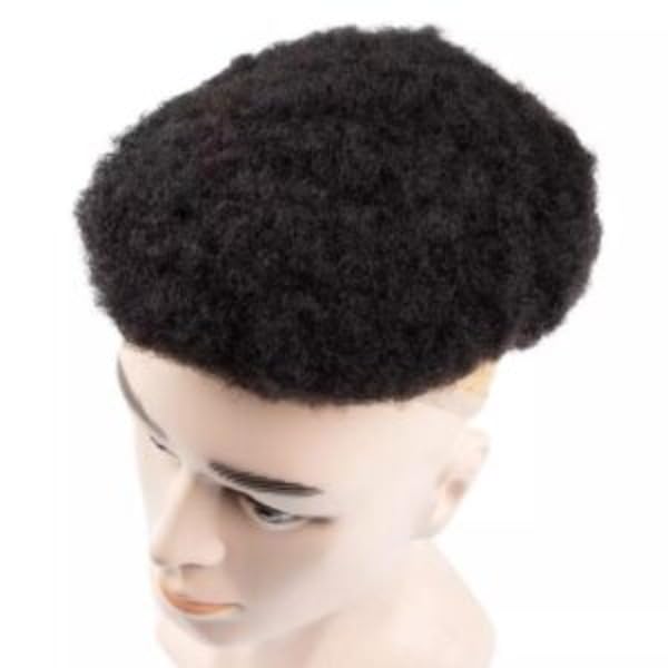 Afro Toupee for Black African Men