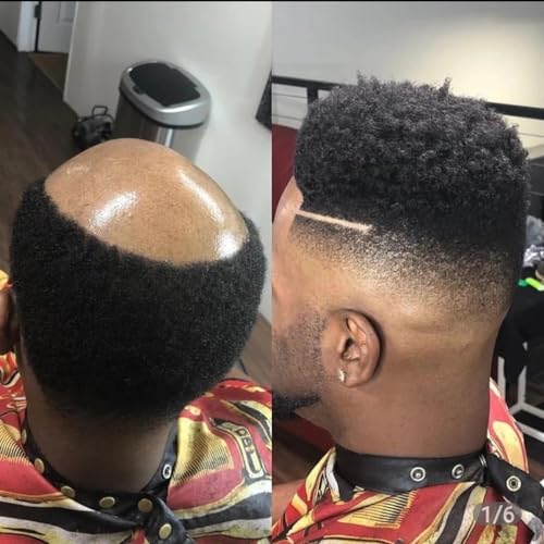 Afro Toupee for Black African Men